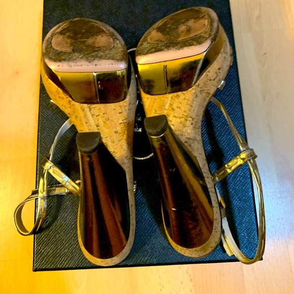 Prada strappy platform shoes size 8 - Picture 6 of 8